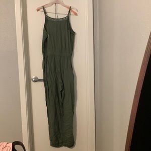 Green jumpsuit